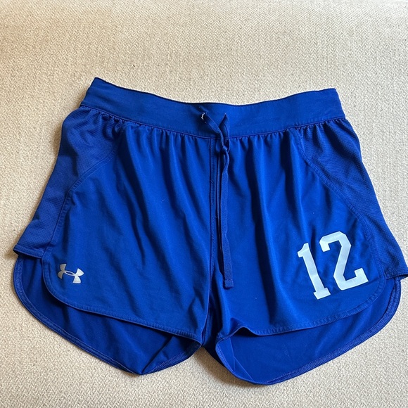 Under Armour Pants - Under Armour Women's Royal Blue Athletic Shorts